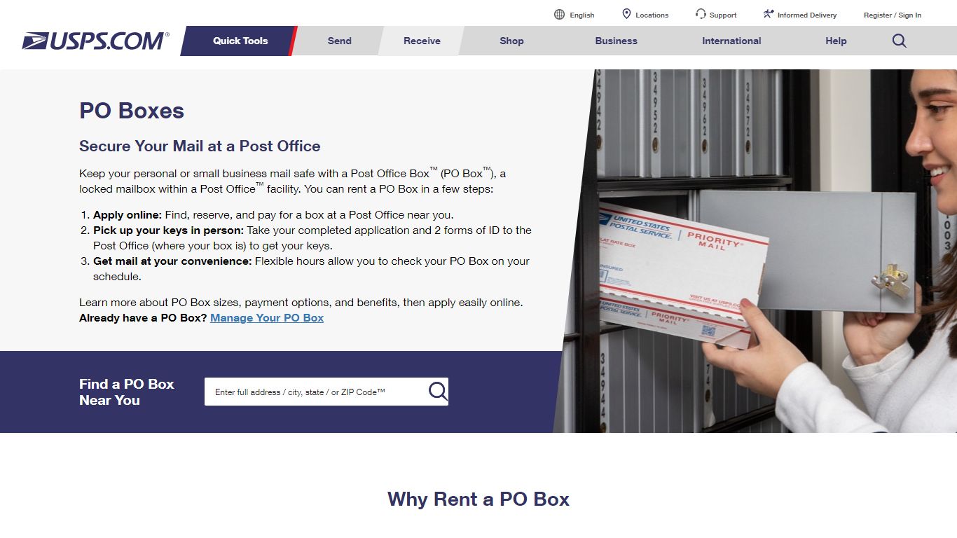 PO Boxes | USPS