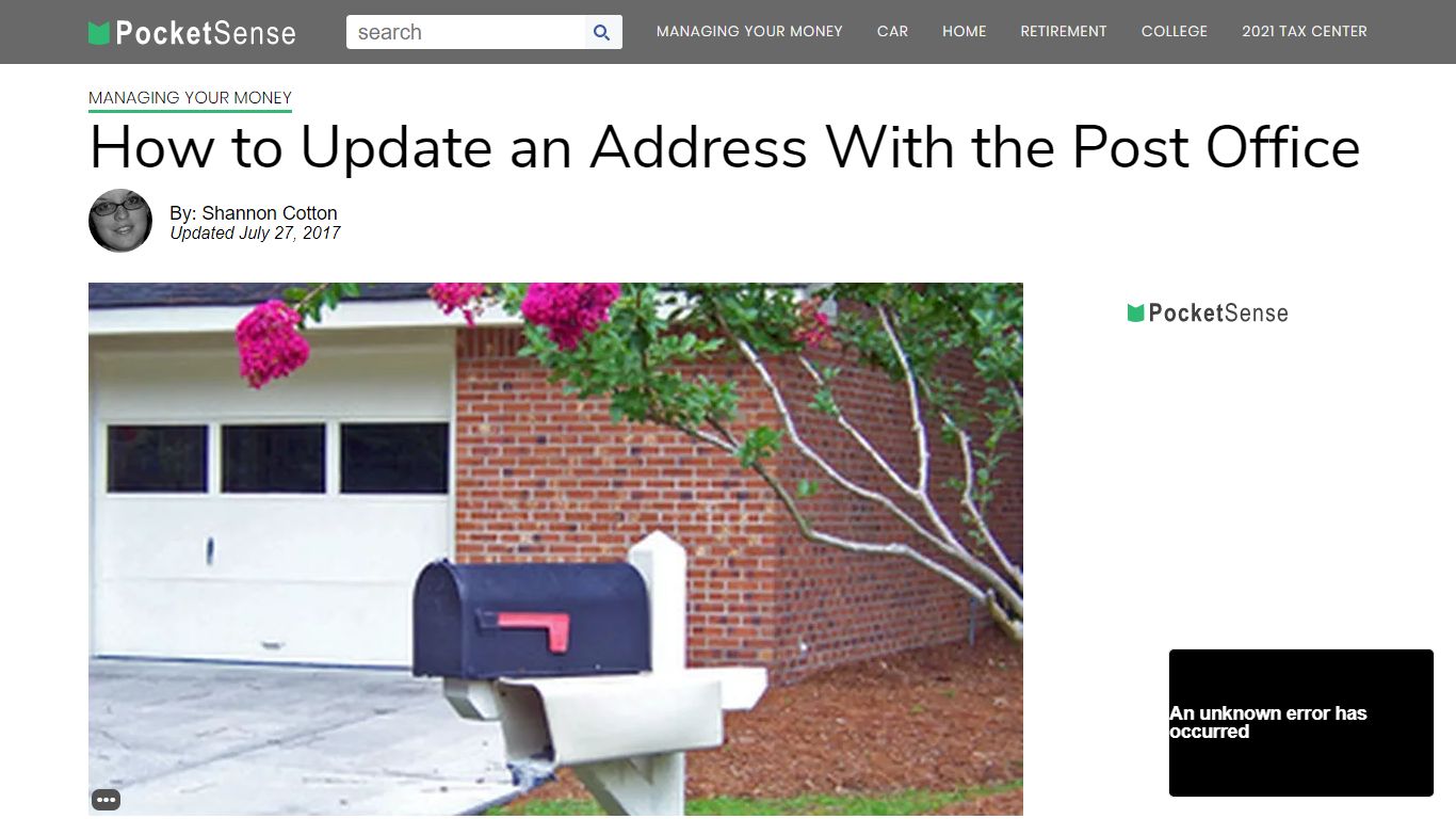 How to Update an Address With the Post Office | Pocketsense